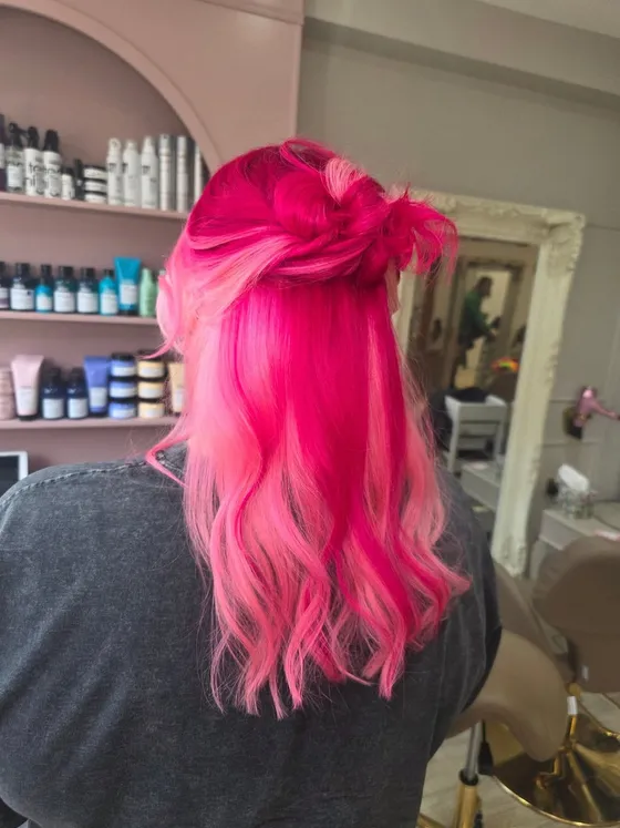 Bold hot-pink creative colour
